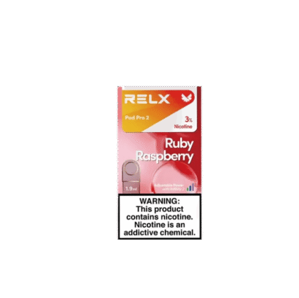 RELX 悅刻六代系列煙彈｜覆盆子冰 (3顆入) ｜限時優惠：12 顆煙彈＋600 送六代主機｜台灣現貨
